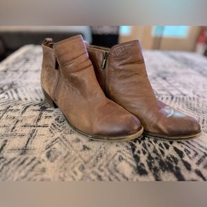 Distressed Lucky Brand Ankle Boots